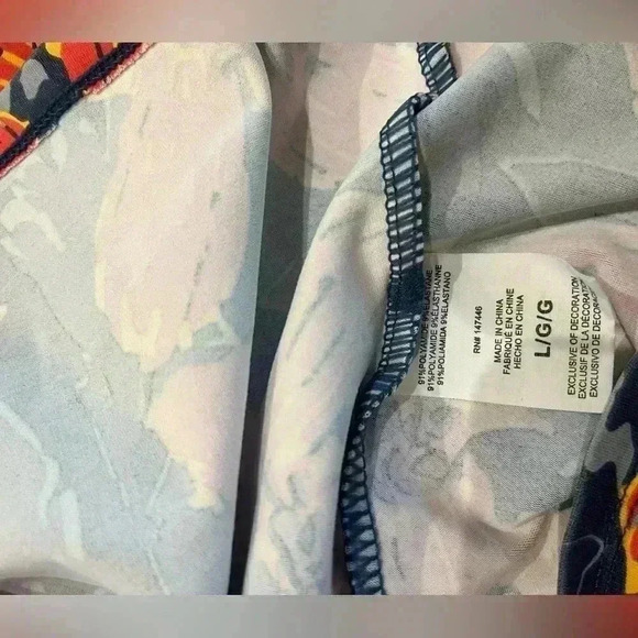 Hang Ten Womens Long Sleeve Rashguard with UPF 50+ Size Large - Picture 11 of 11